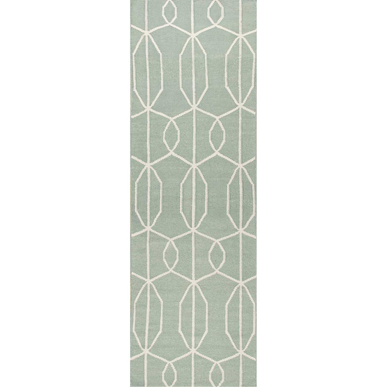 Maroc Naima Light Turquoise Runner Rug