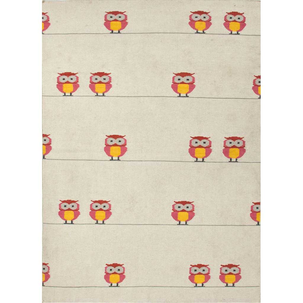Maroc Owl&#39;s Well Antique White Area Rug