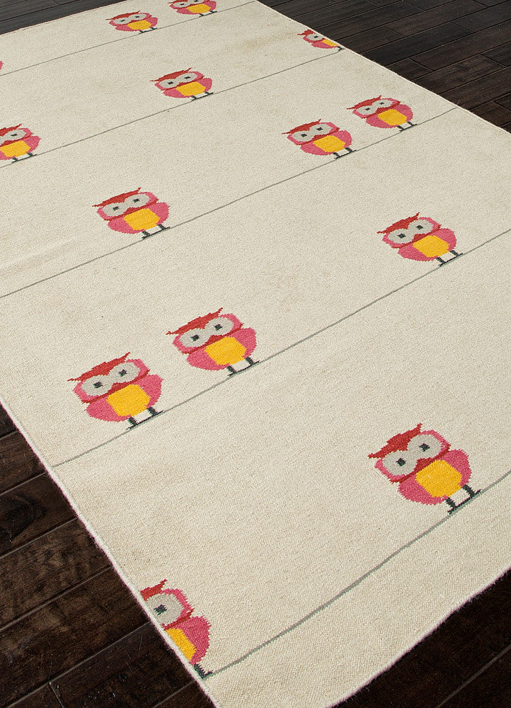 Maroc Owl's Well Antique White Area Rug