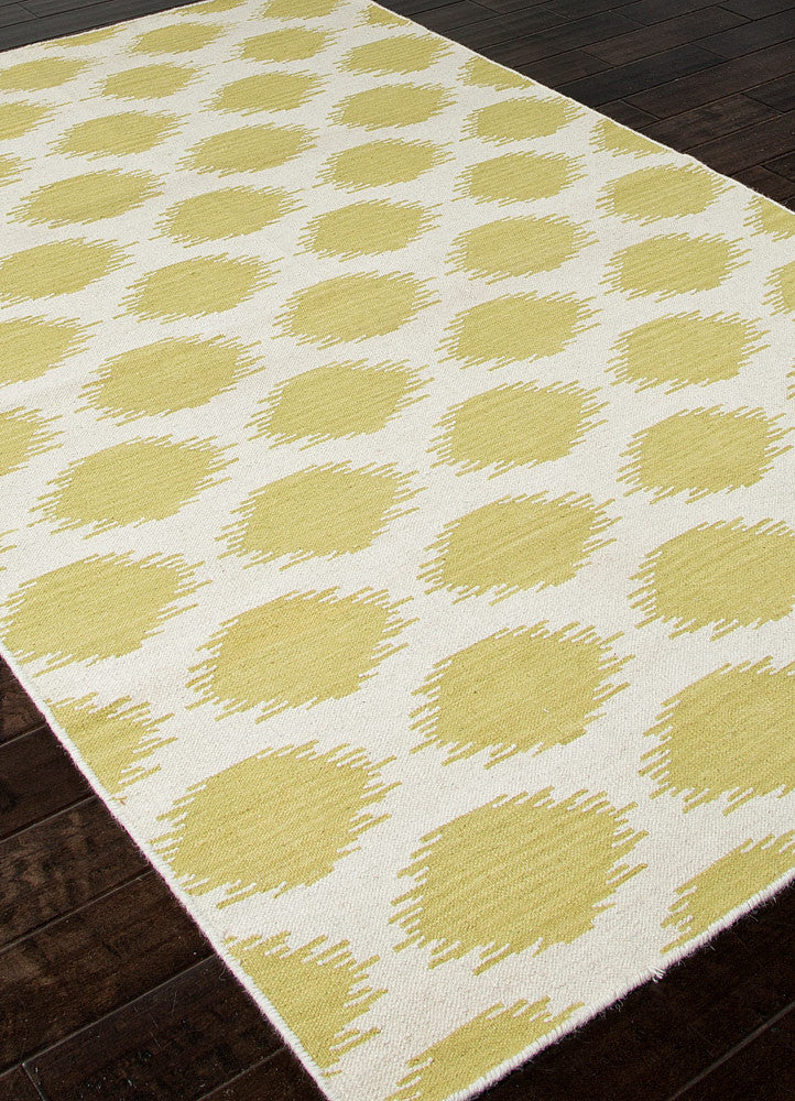 Maroc Nyasha White/Wild Lime Area Rug