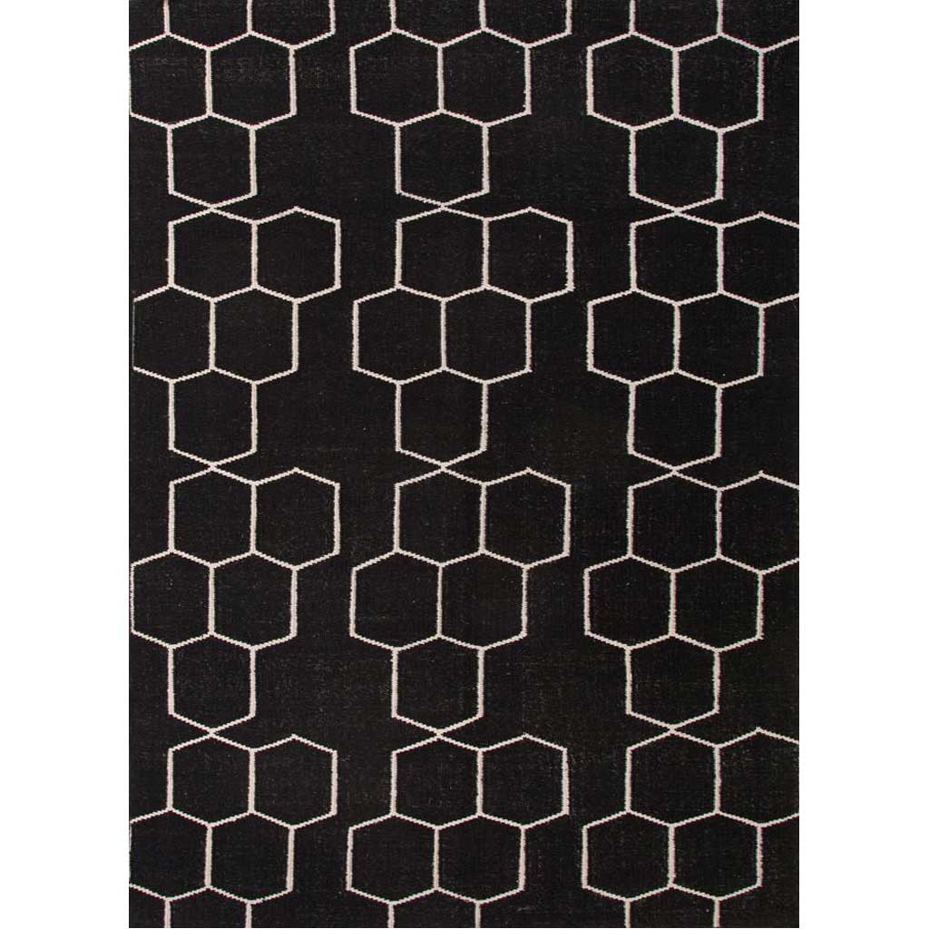 Maroc Abdel Ebony/White Area Rug