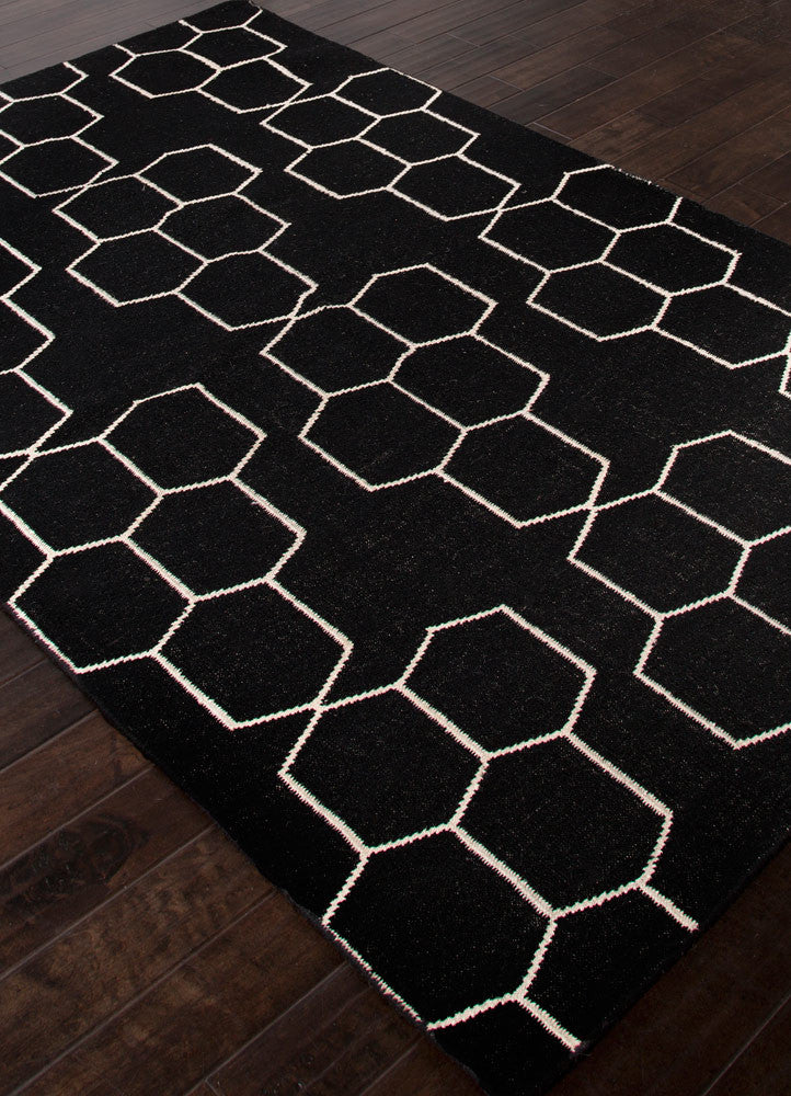 Maroc Abdel Ebony/White Area Rug
