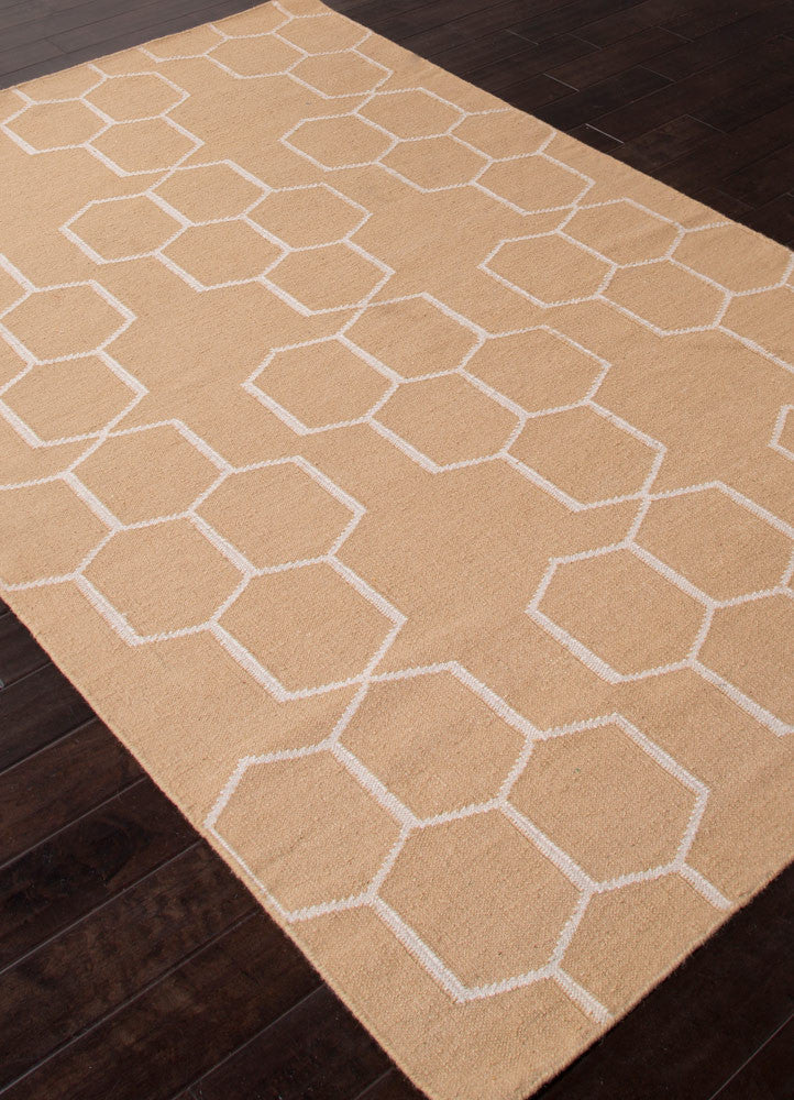 Maroc Abdel Camel/White Area Rug