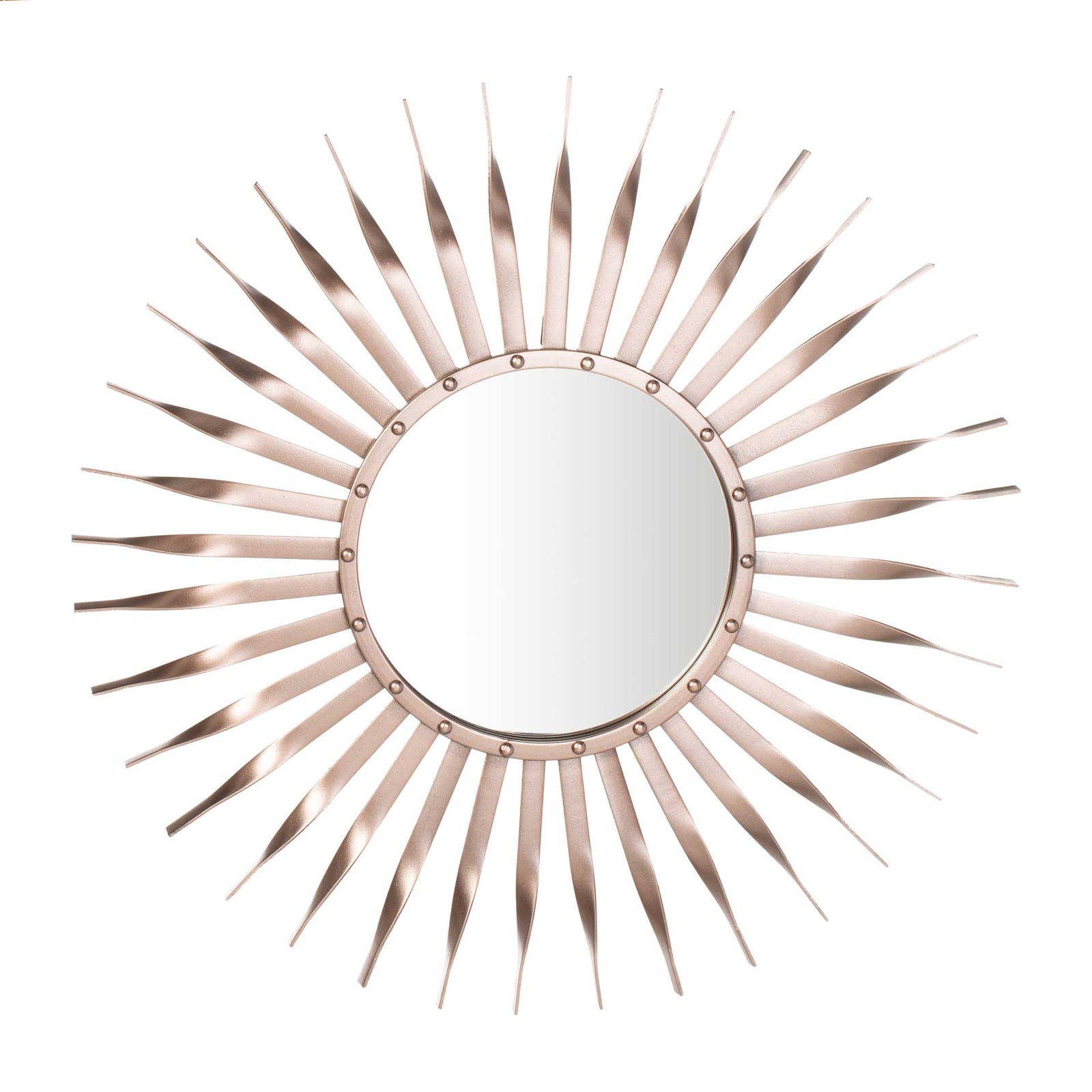 Maia Sunburst Mirror Rose Gold