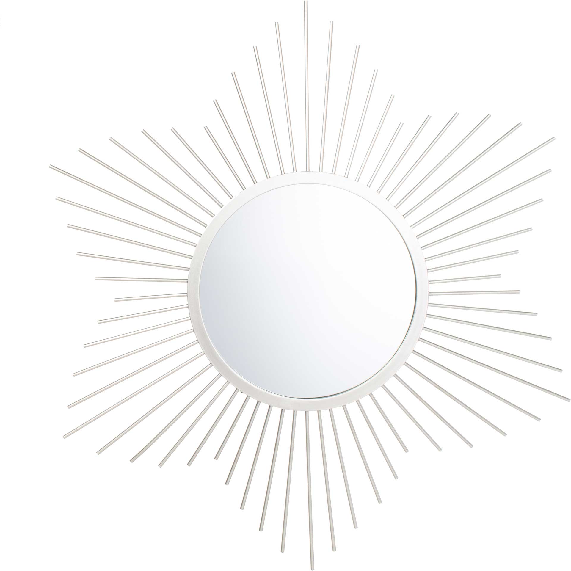 Ritz Sunburst Mirror Silver