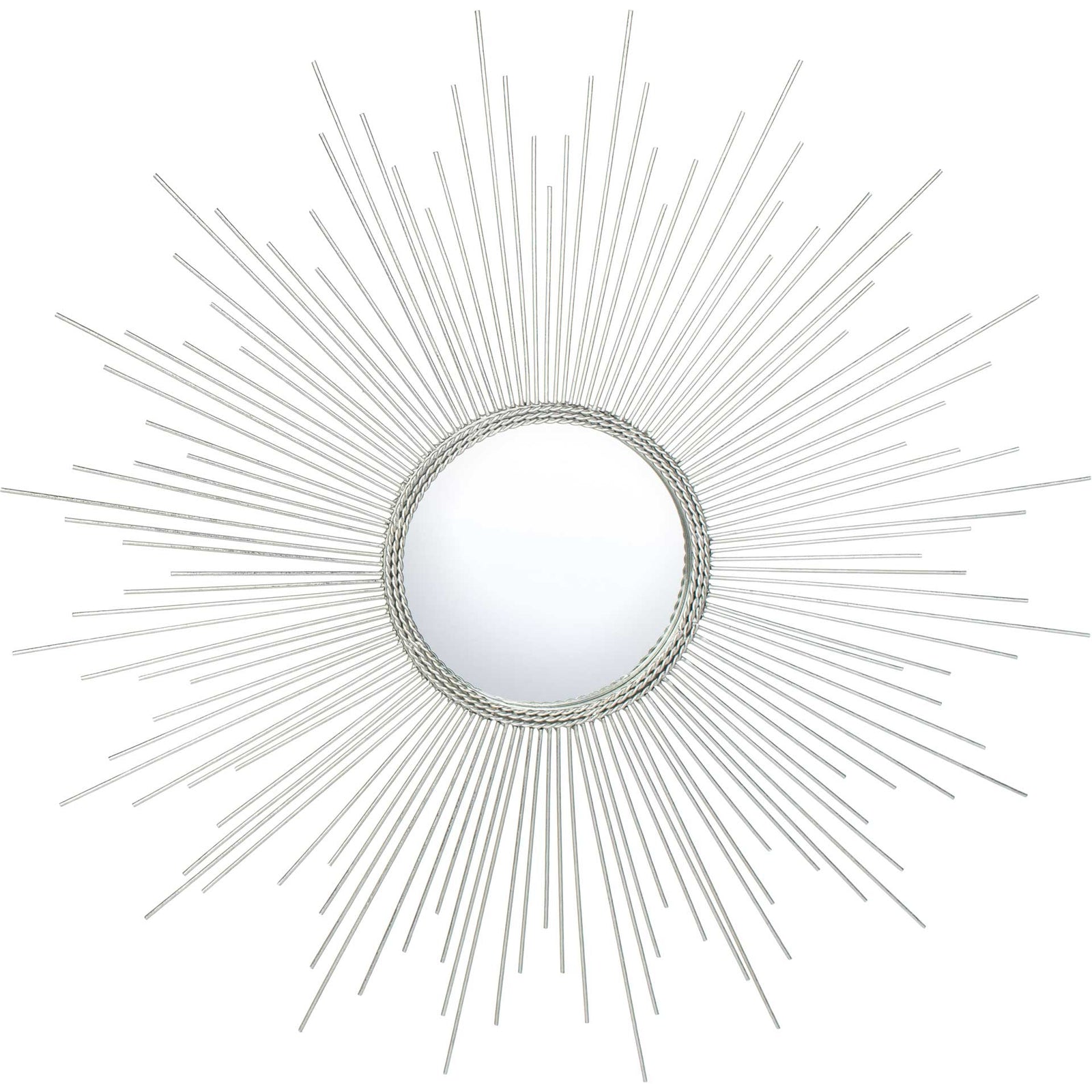 Empress Sunburst Mirror Silver