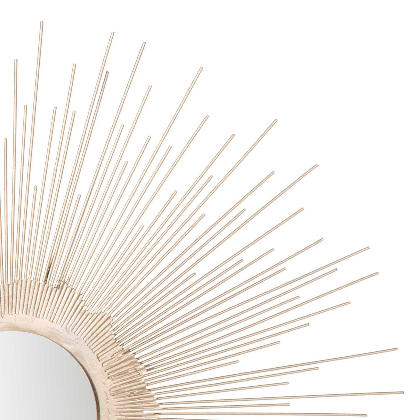 Olavi Sunburst Mirror Antique Silver