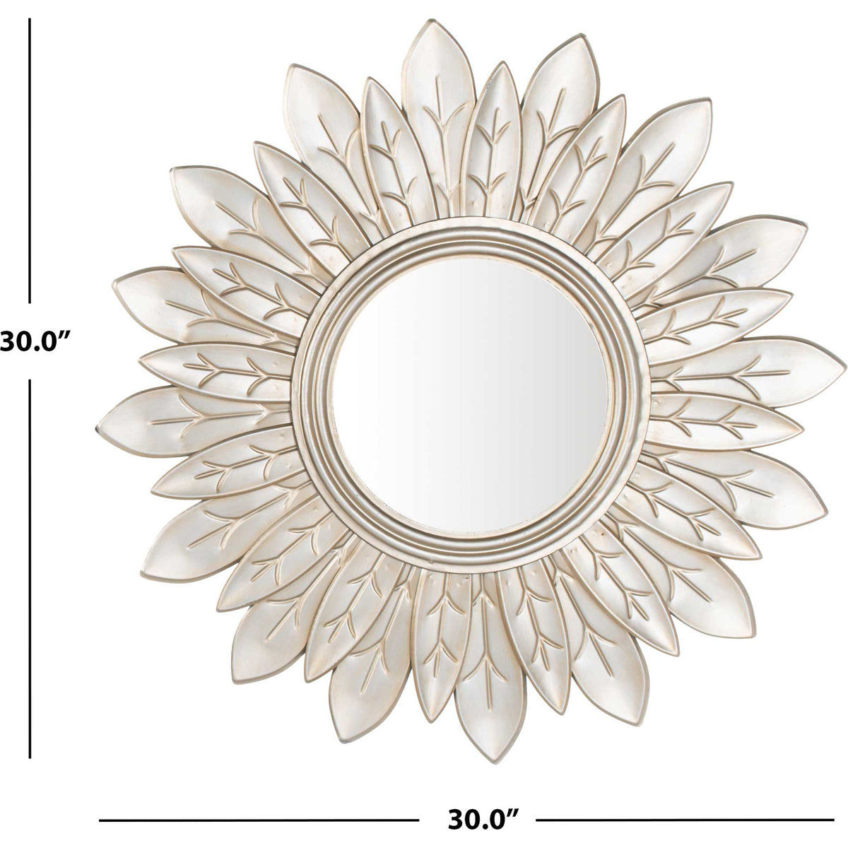 Alaya Sunburst Mirror Champagne