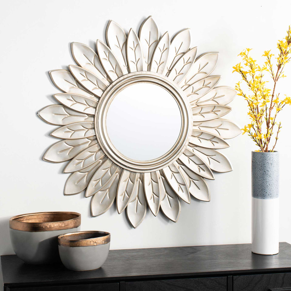 Alaya Sunburst Mirror Champagne