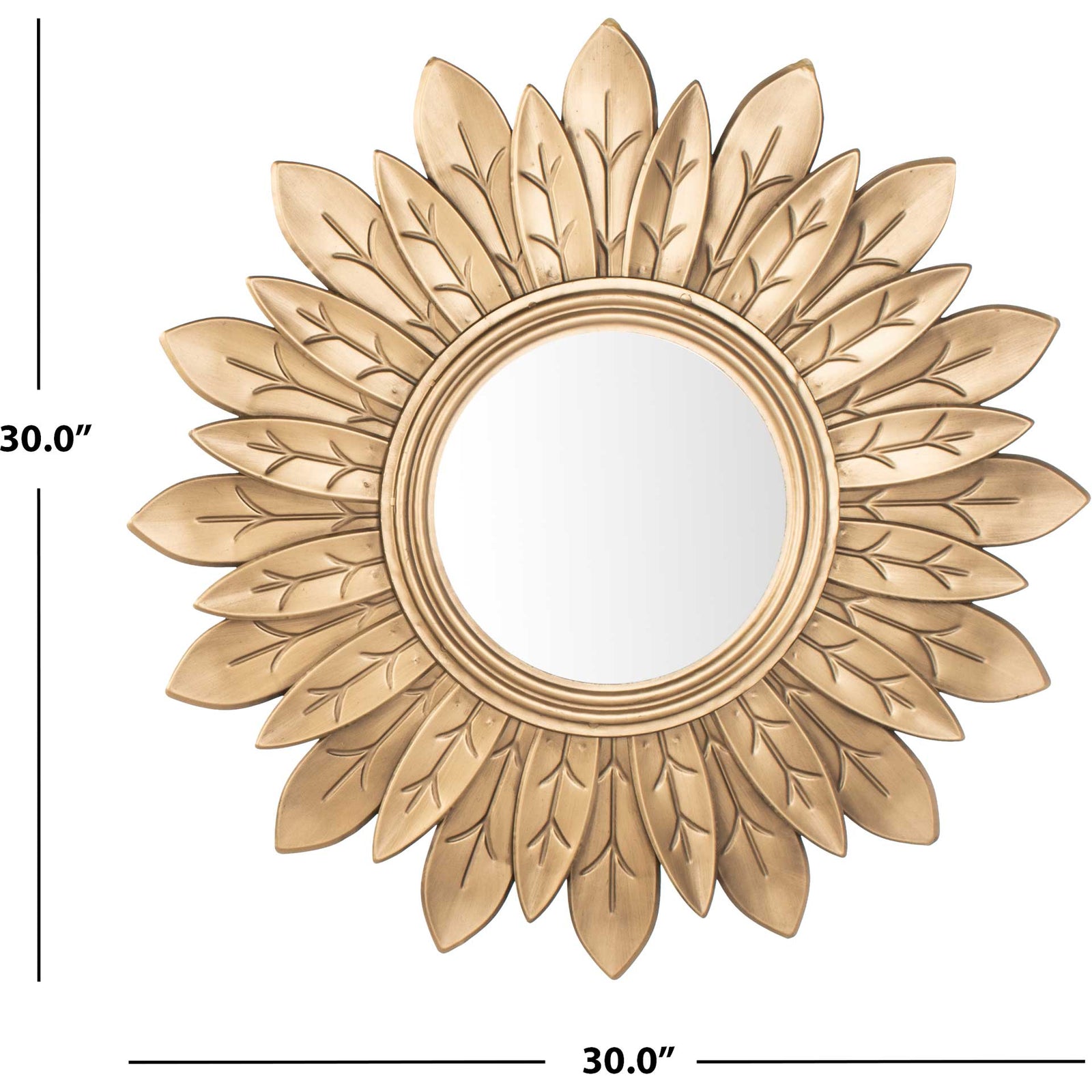 Alaya Sunburst Mirror Gold