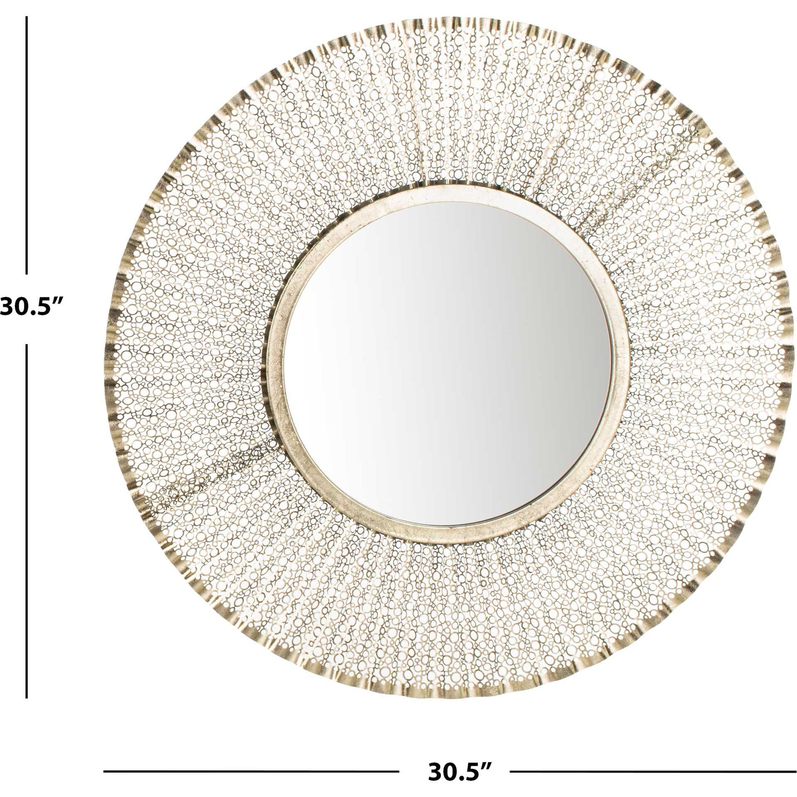 Forrest Mirror Silver