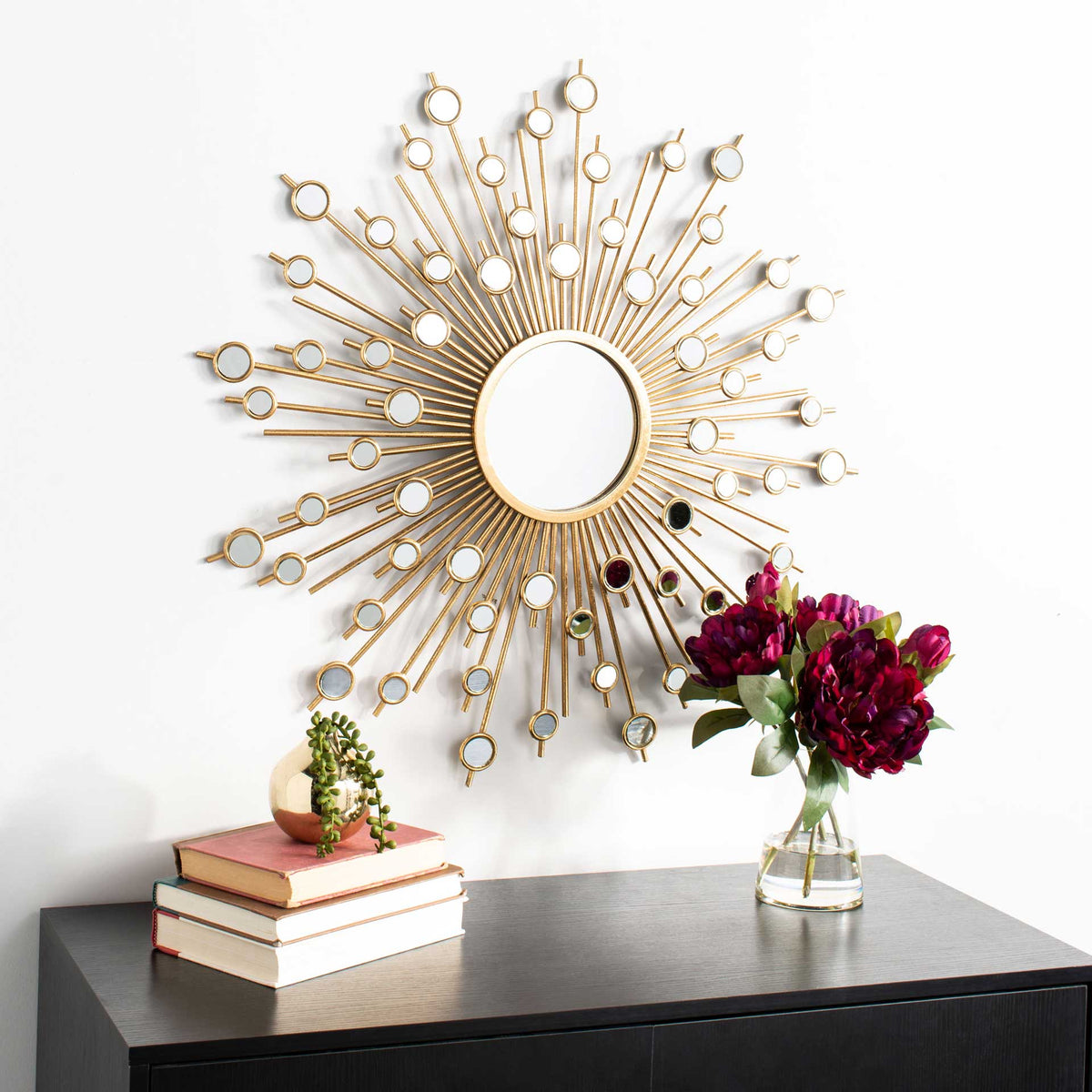 Niko Sunburst Mirror Gold