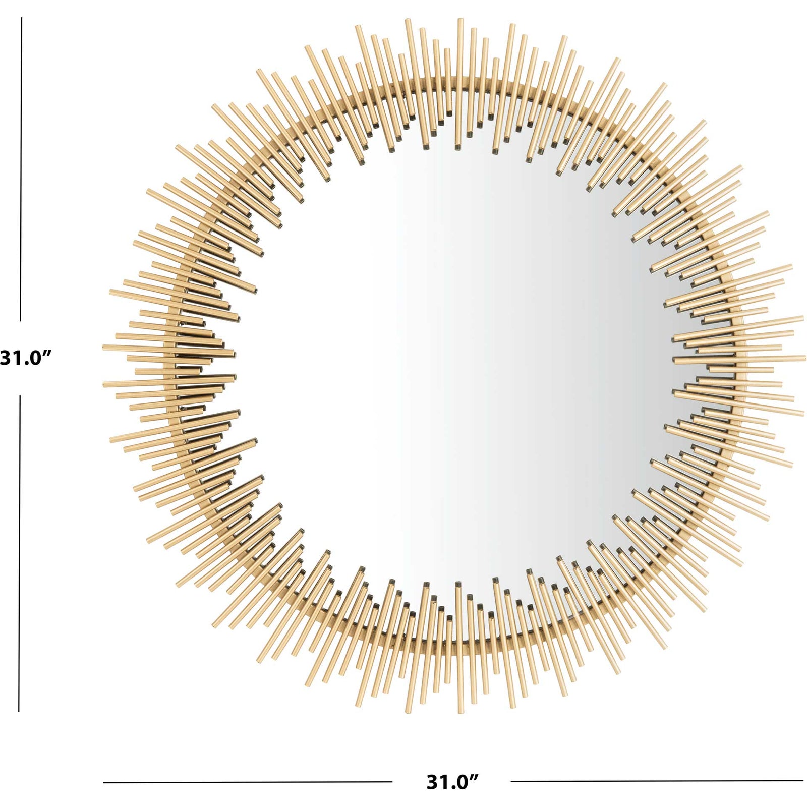 Aubriella Sunburst Mirror Gold