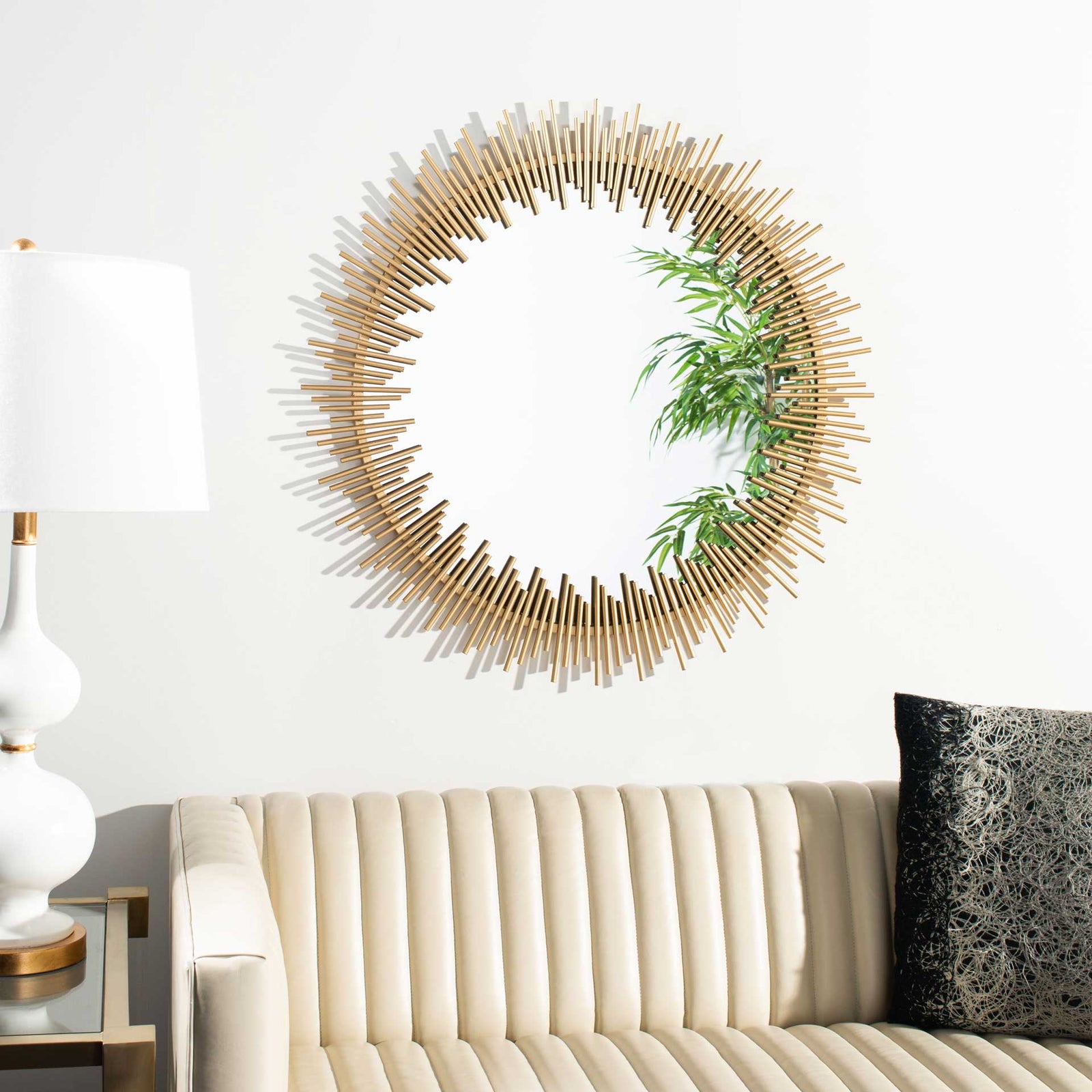 Aubriella Sunburst Mirror Gold