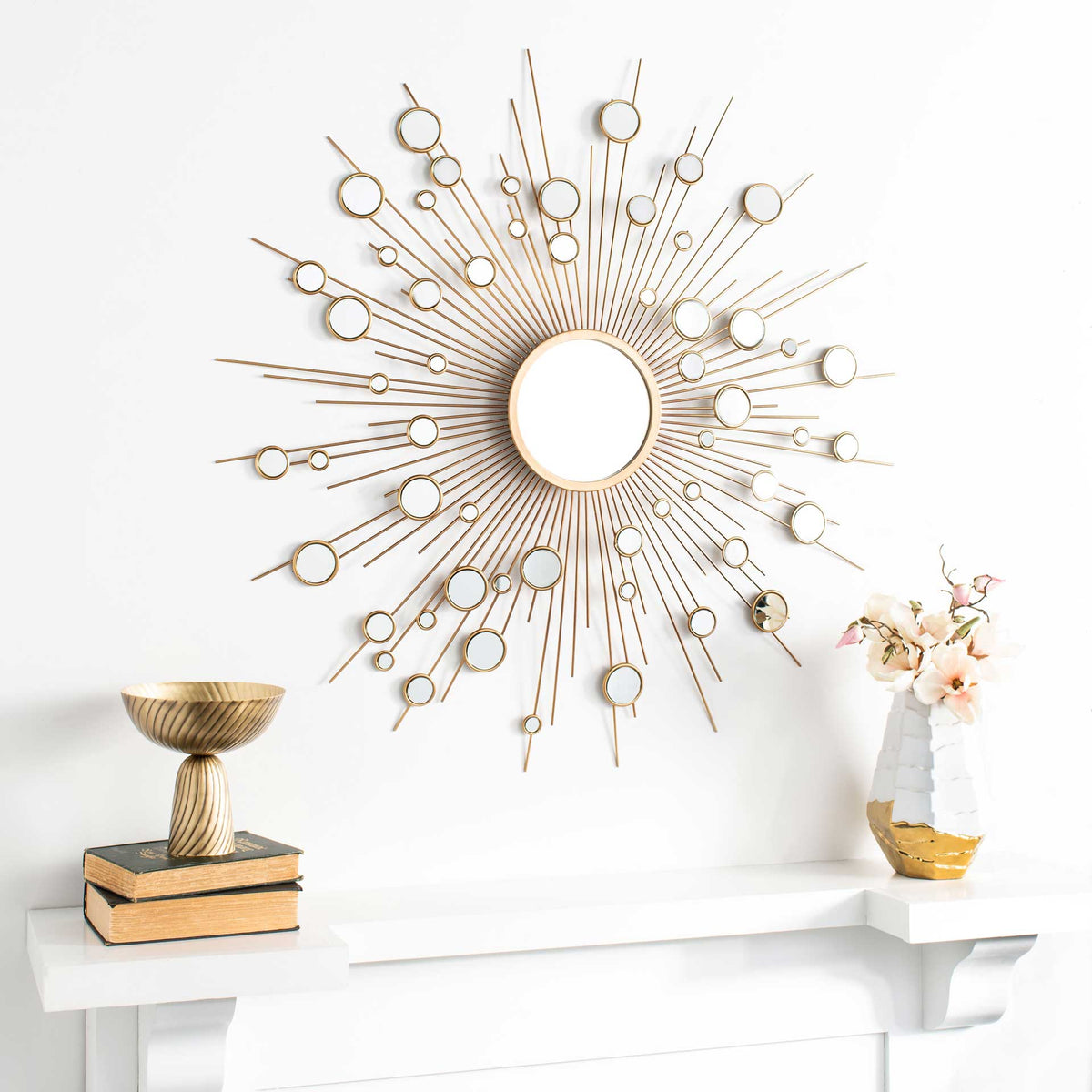 Arrive Sunburst Mirror Gold