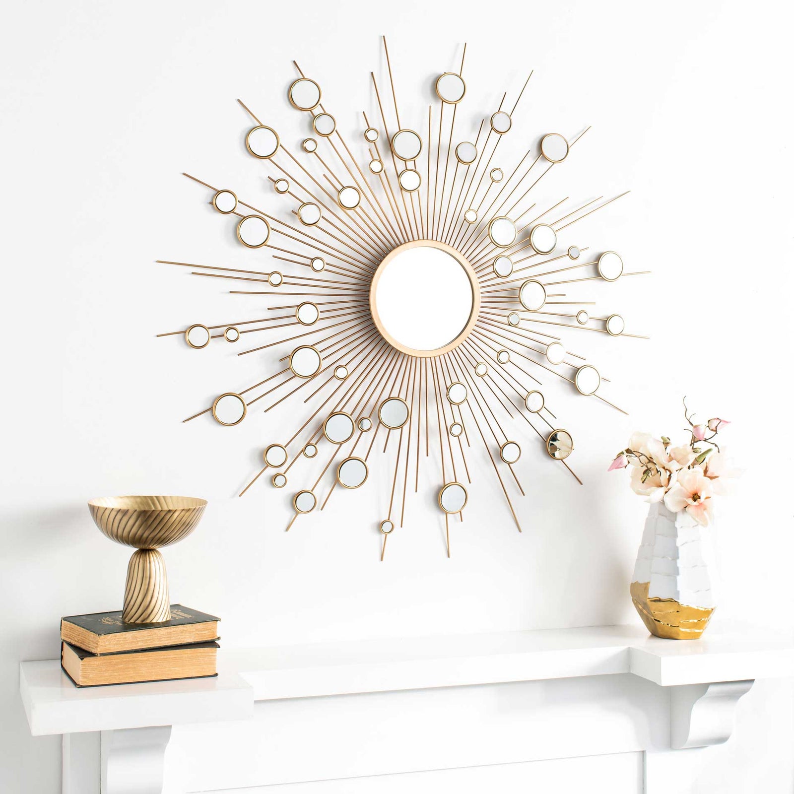 Arrive Sunburst Mirror Gold