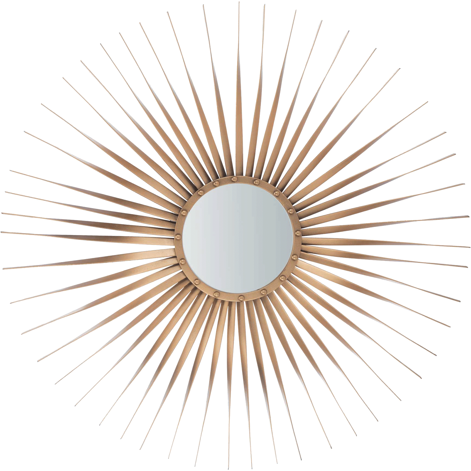 Lava Sunburst Mirror Gold
