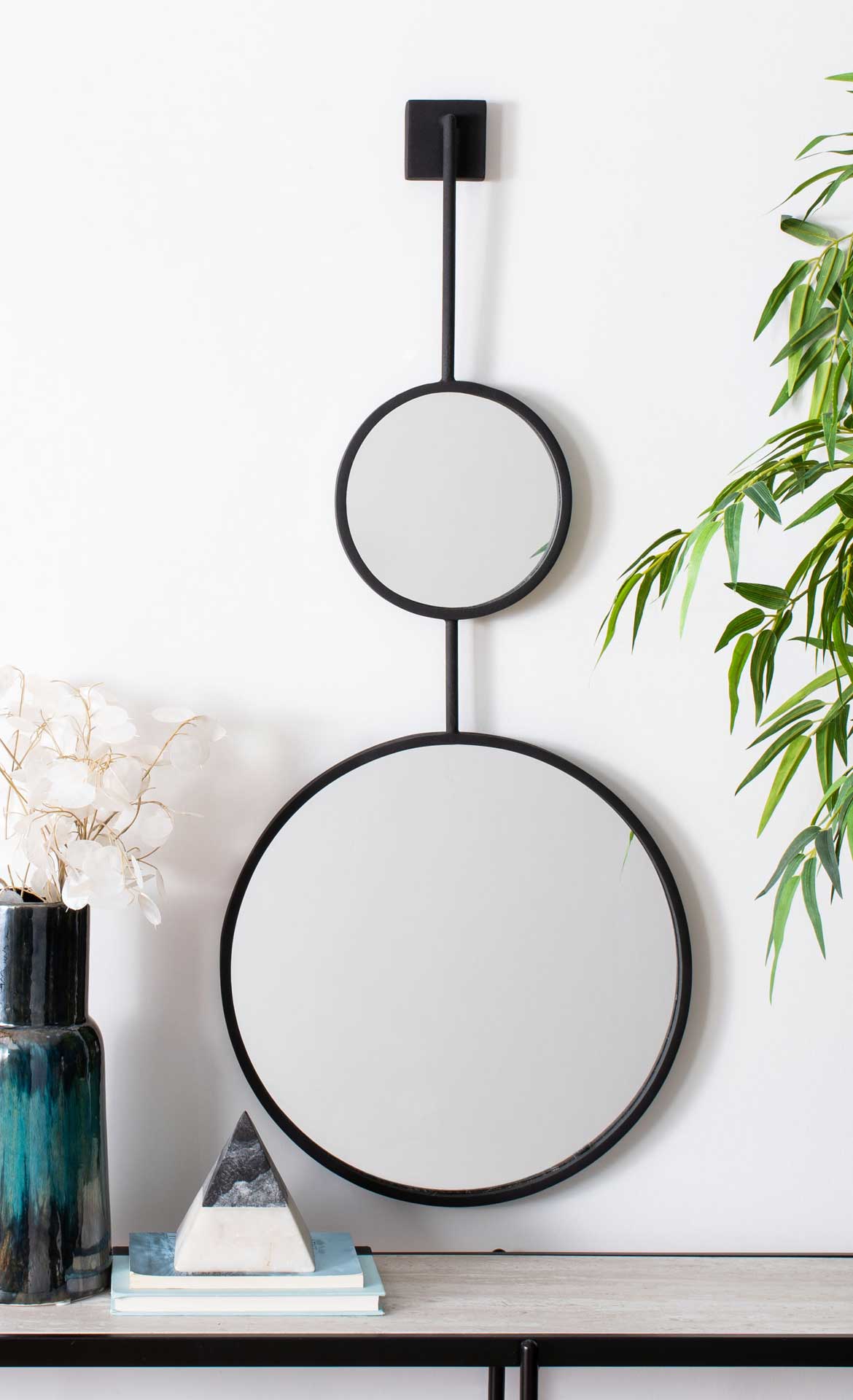Jaelyn Mirror Black Matte