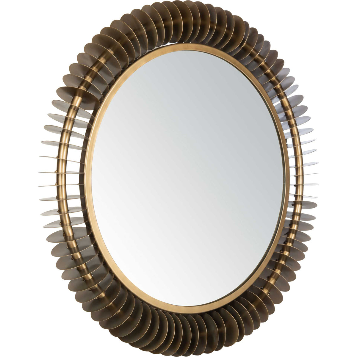 Stanley Mirror Brass Antique
