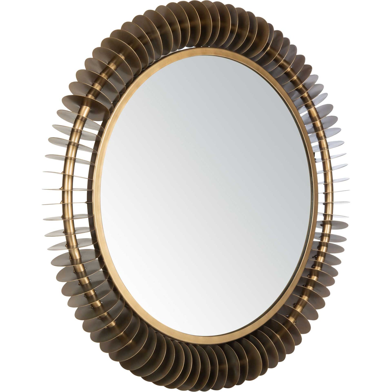 Stanley Mirror Brass Antique