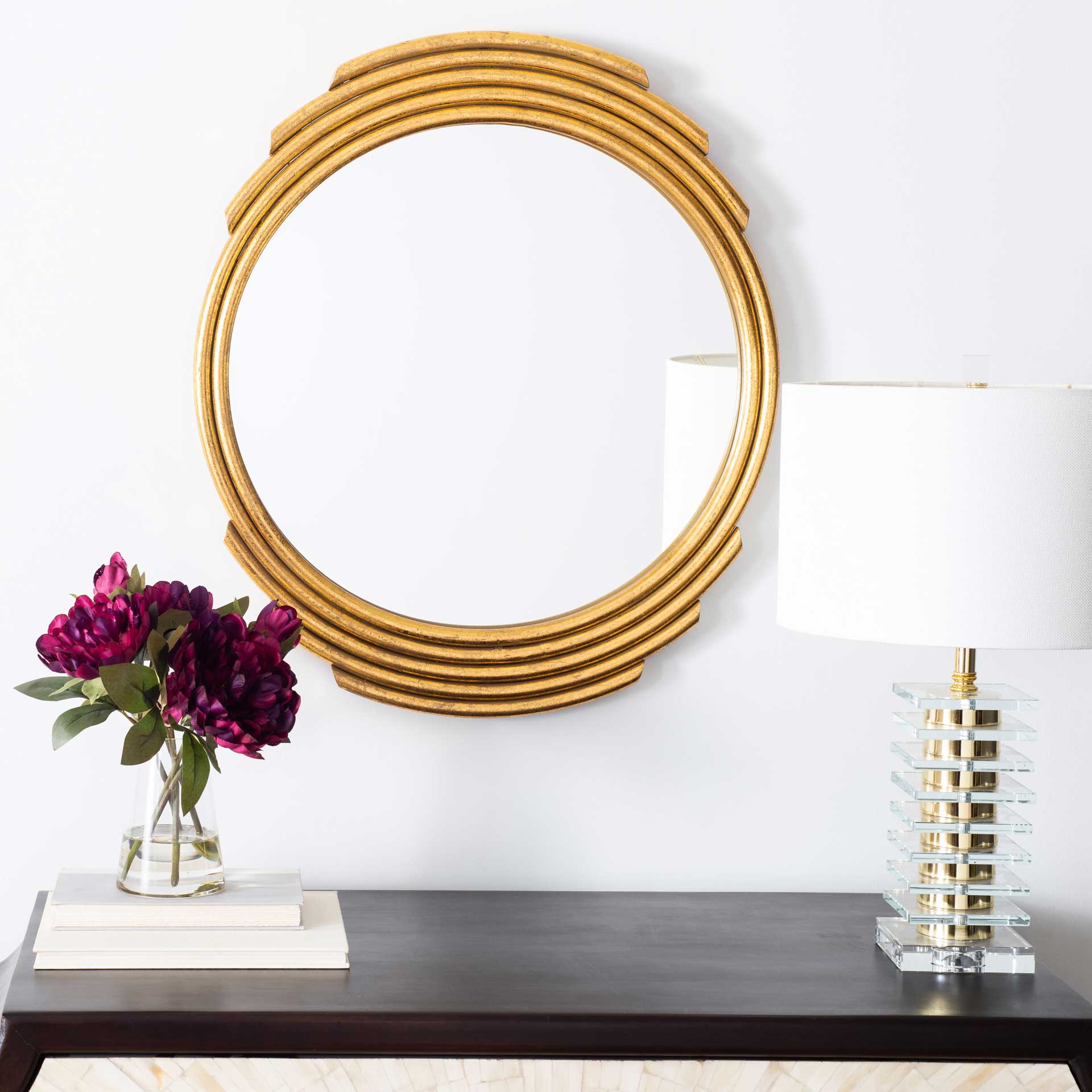 Roman Mirror Gold Foil