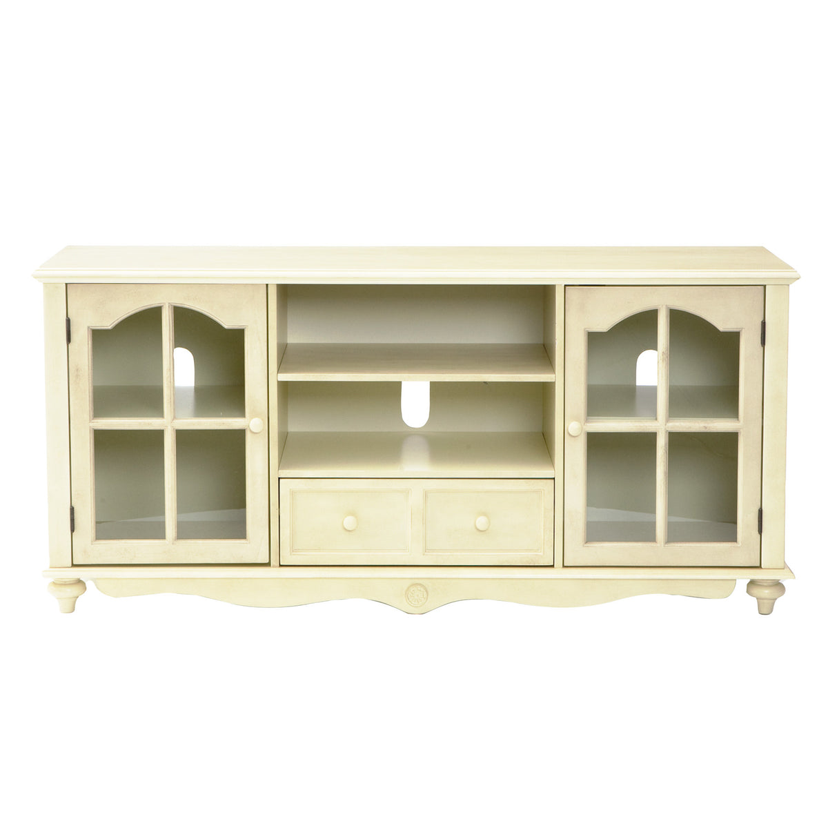 Covenant Media Stand Antique White