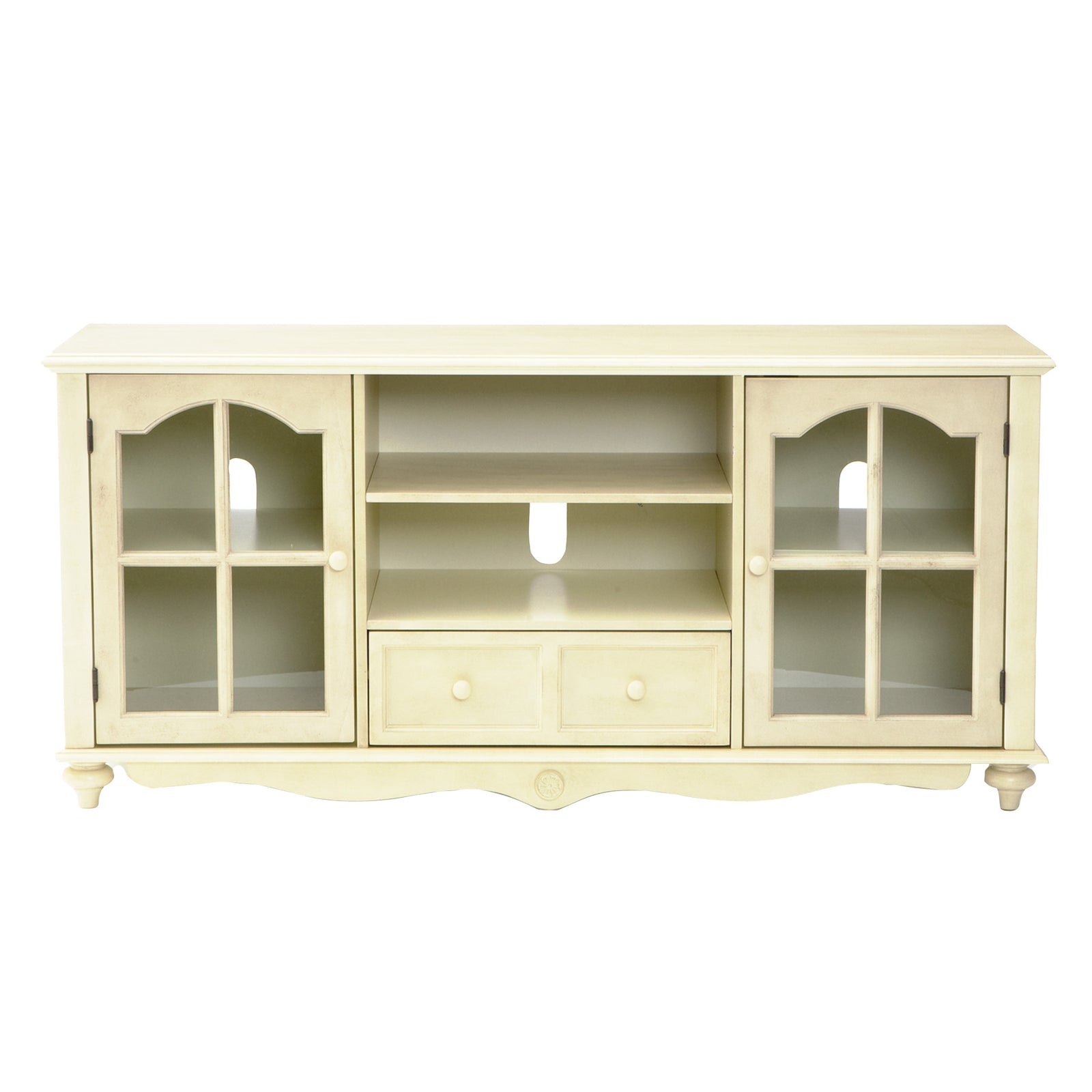 Covenant Media Stand Antique White