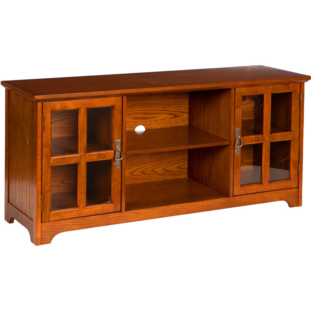 Remy Media Stand Mission Oak