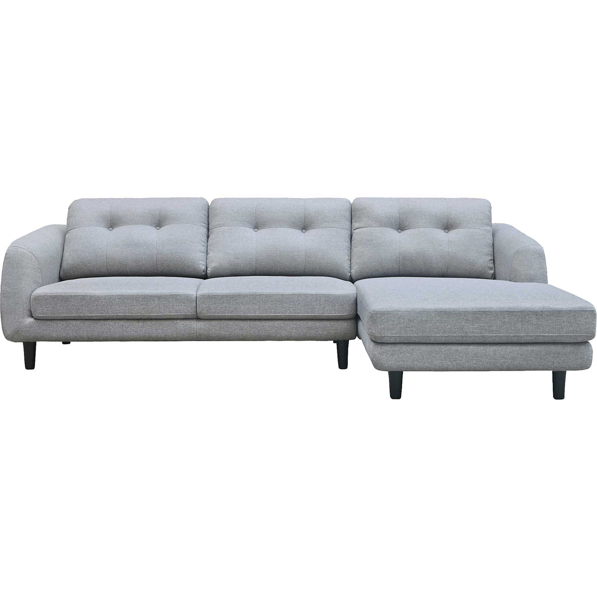 Corinne Sectional Dark Gray