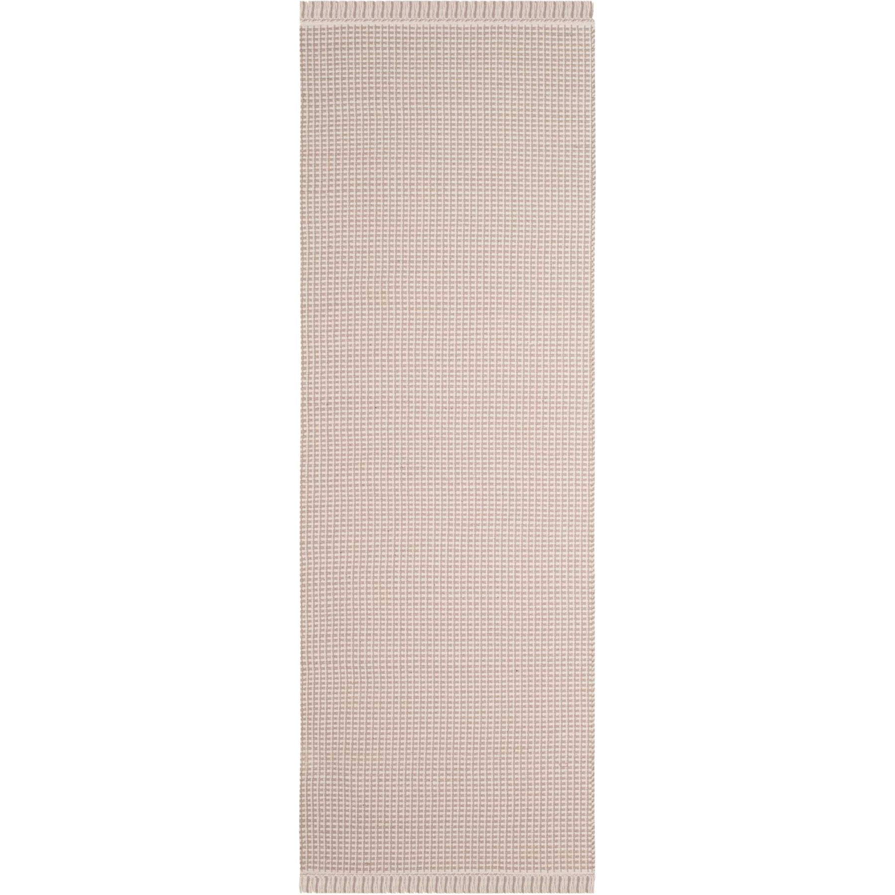 Montauk Fringe Ivory/Gray Runner Rug - Froy.com