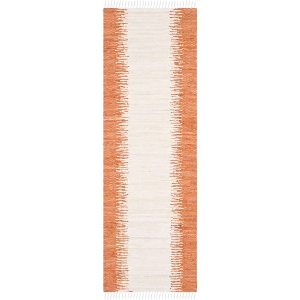 Montauk Frequency Orange Runner Rug - Froy.com