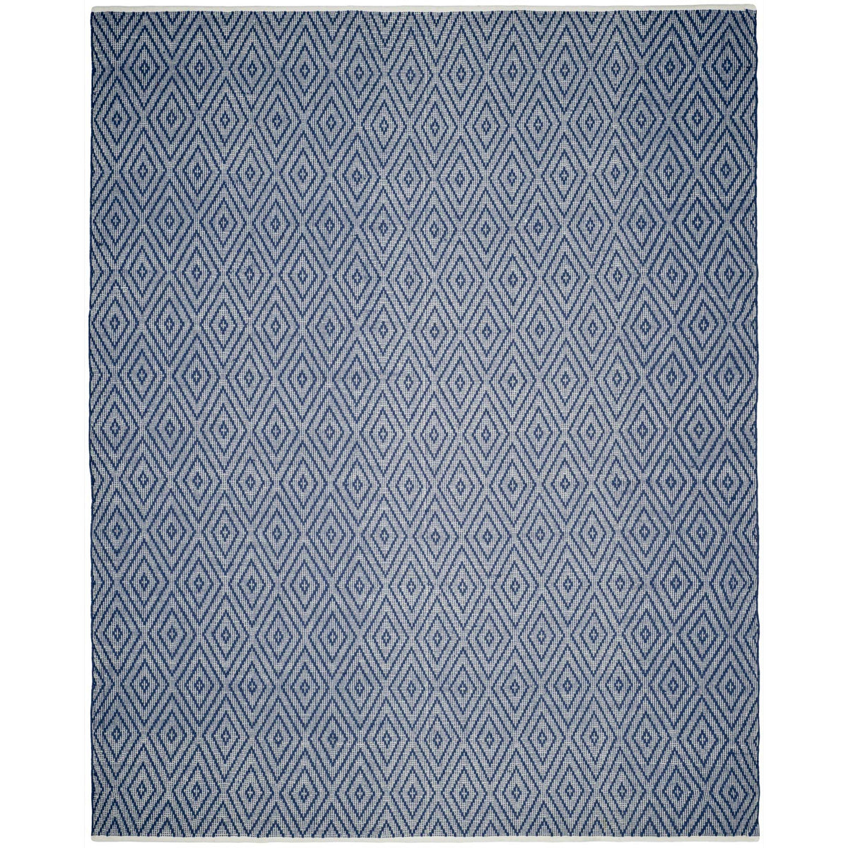 Montauk Diamond Navy/Ivory Area Rug - Froy.com