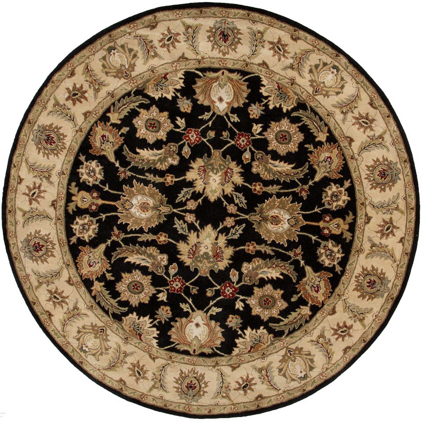 Mythos Selene Ebony/Sand Round Rug