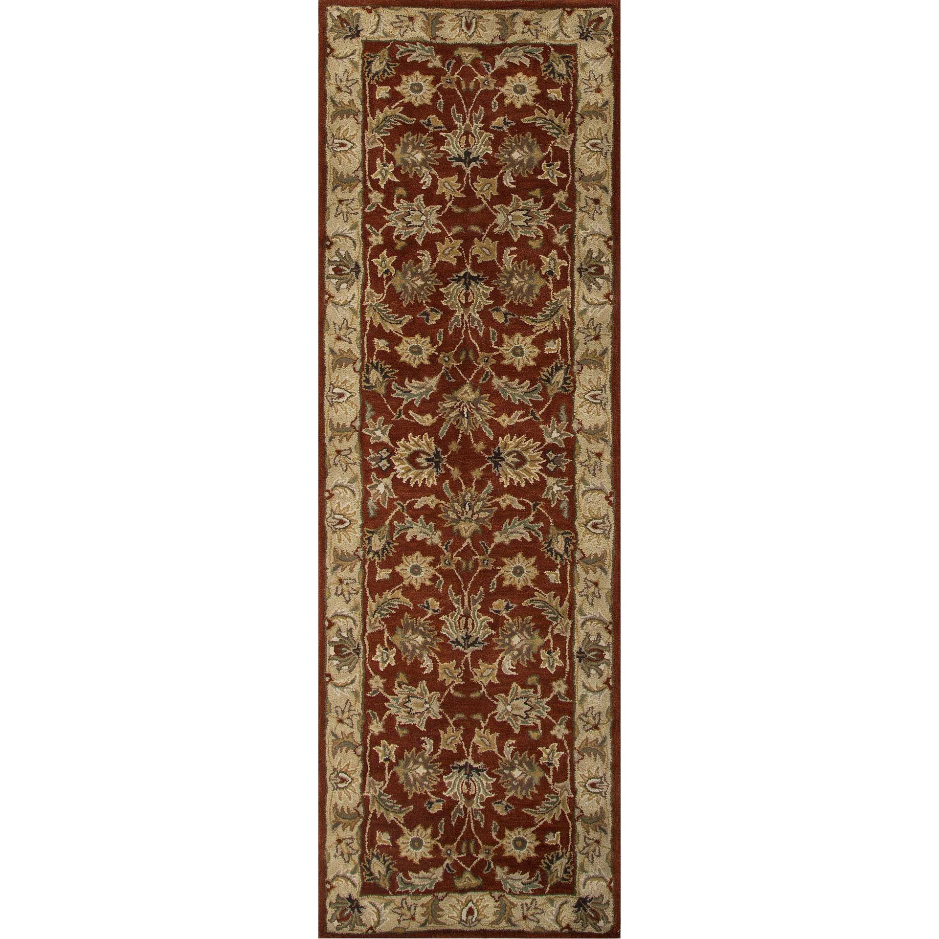 Mythos Selene Red Oxide/Sand Runner Rug