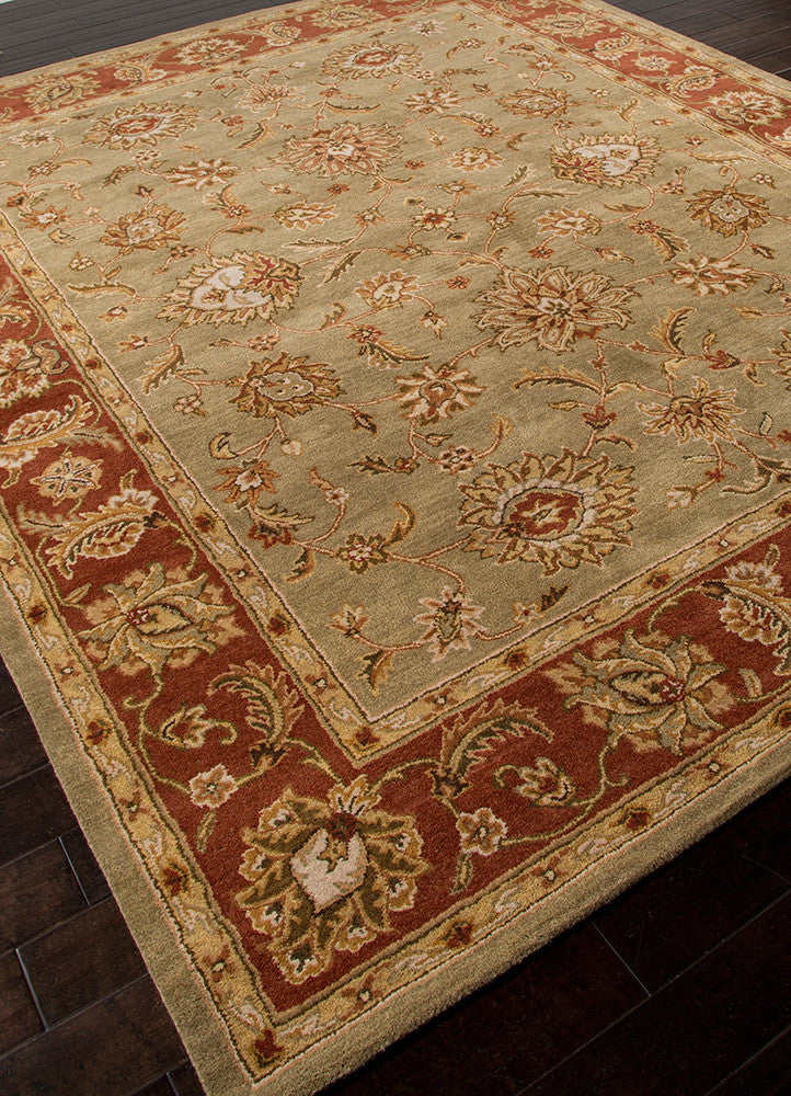 Mythos Anthea Kelp/Brick Red Area Rug