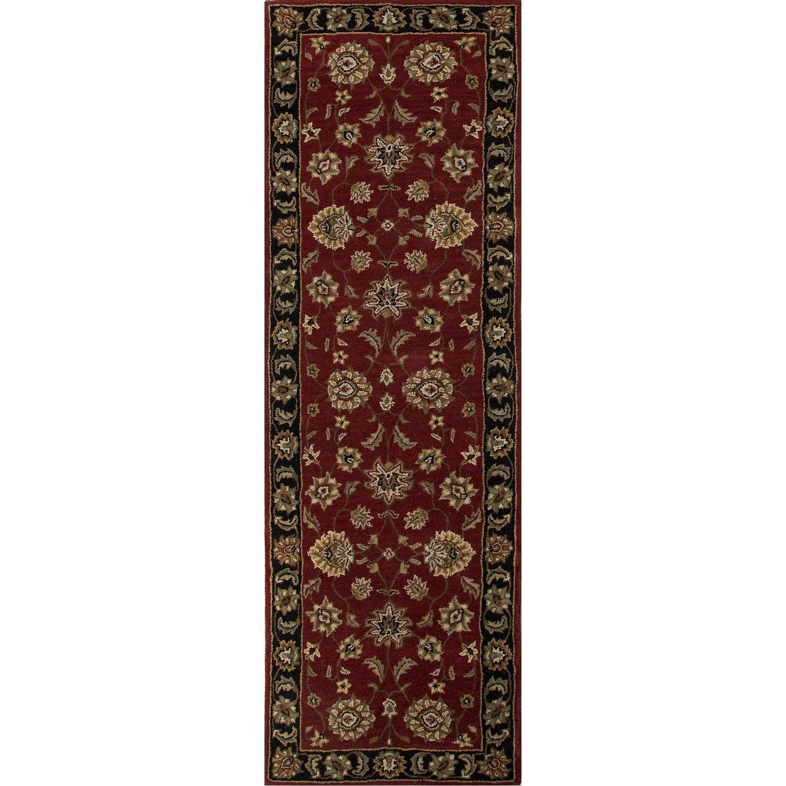 Mythos Anthea Red/Ebony Runner Rug