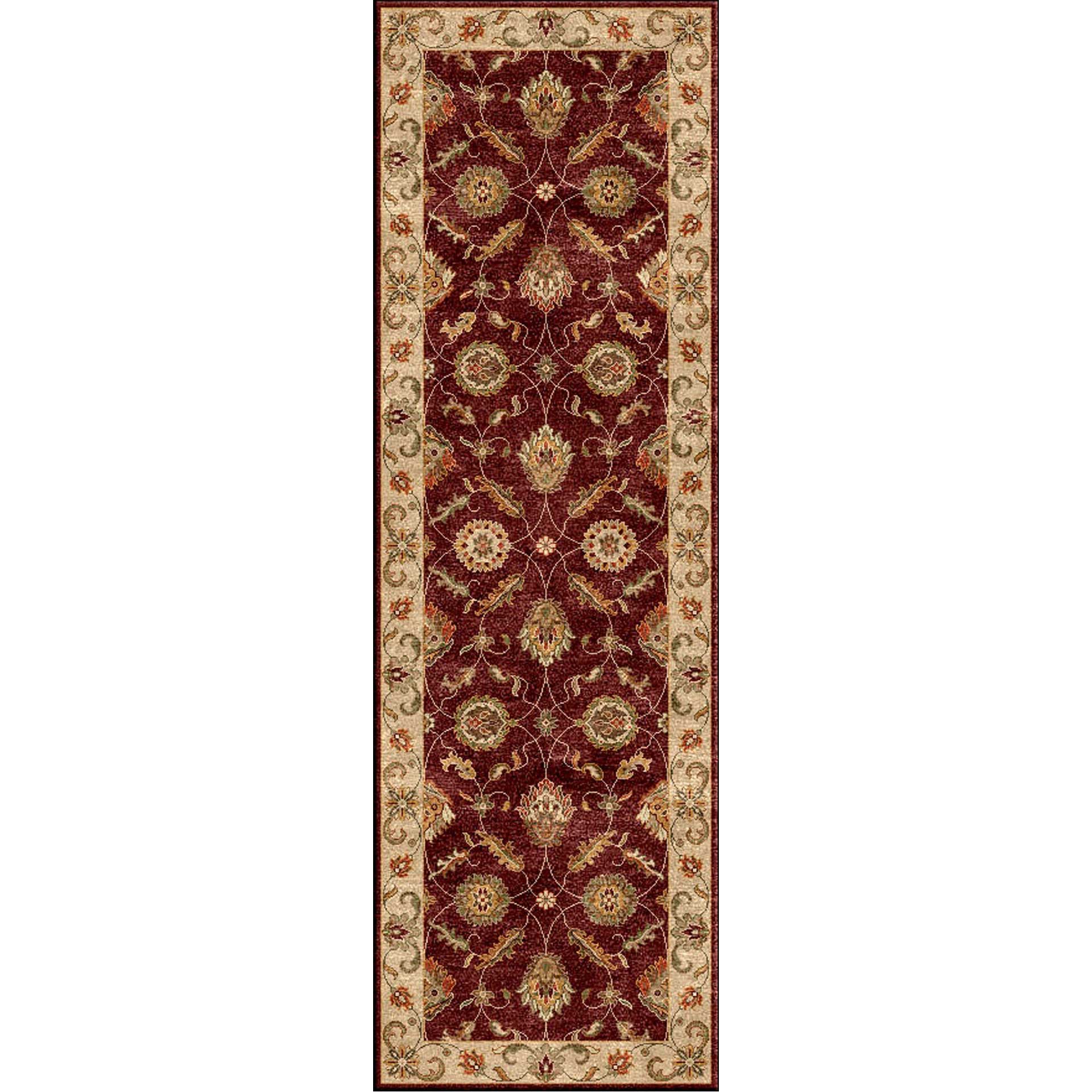 Mythos Callisto Deep Ruby/Sand Runner Rug