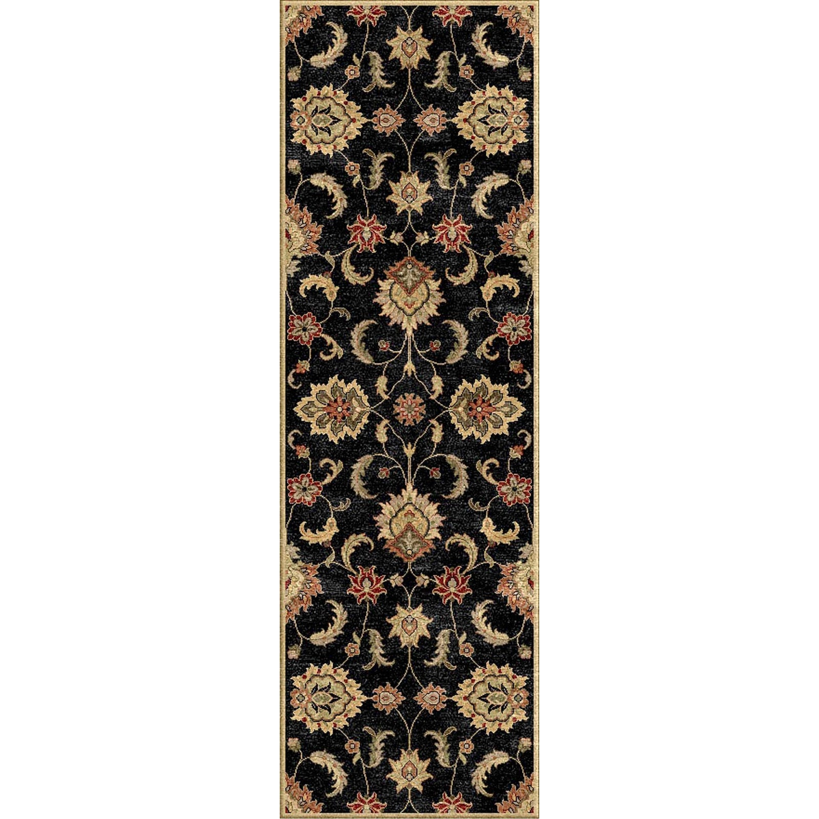 Mythos Abers Ebony/Sand Runner Rug