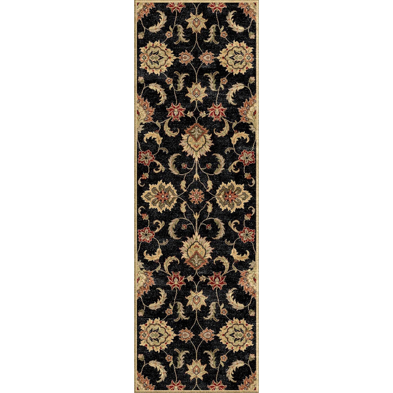 Mythos Abers Ebony/Sand Runner Rug