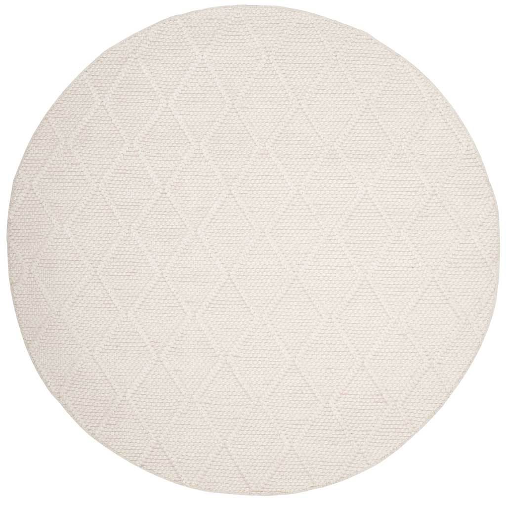 Natura Diamond Ivory Round Rug - Froy.com