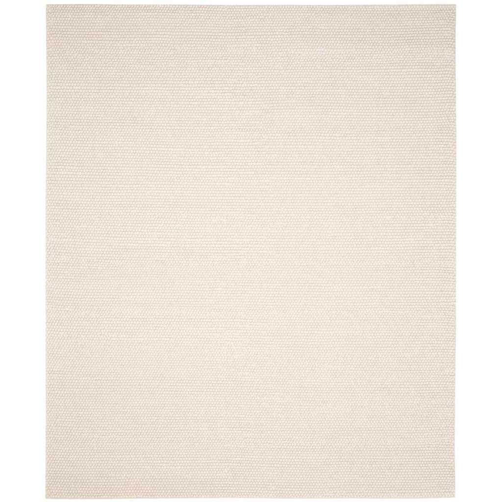 Natura Solid Ivory Area Rug - Froy.com
