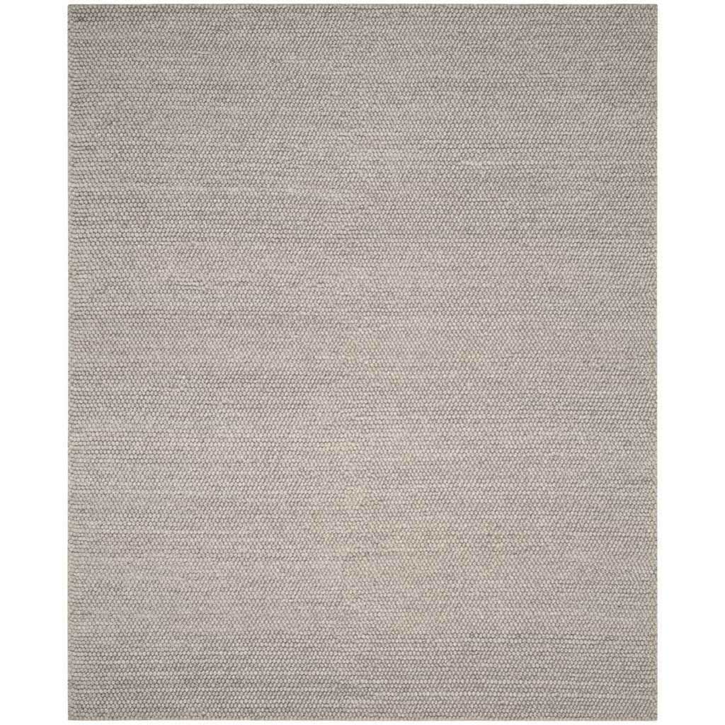 Natura Solid Silver Area Rug - Froy.com