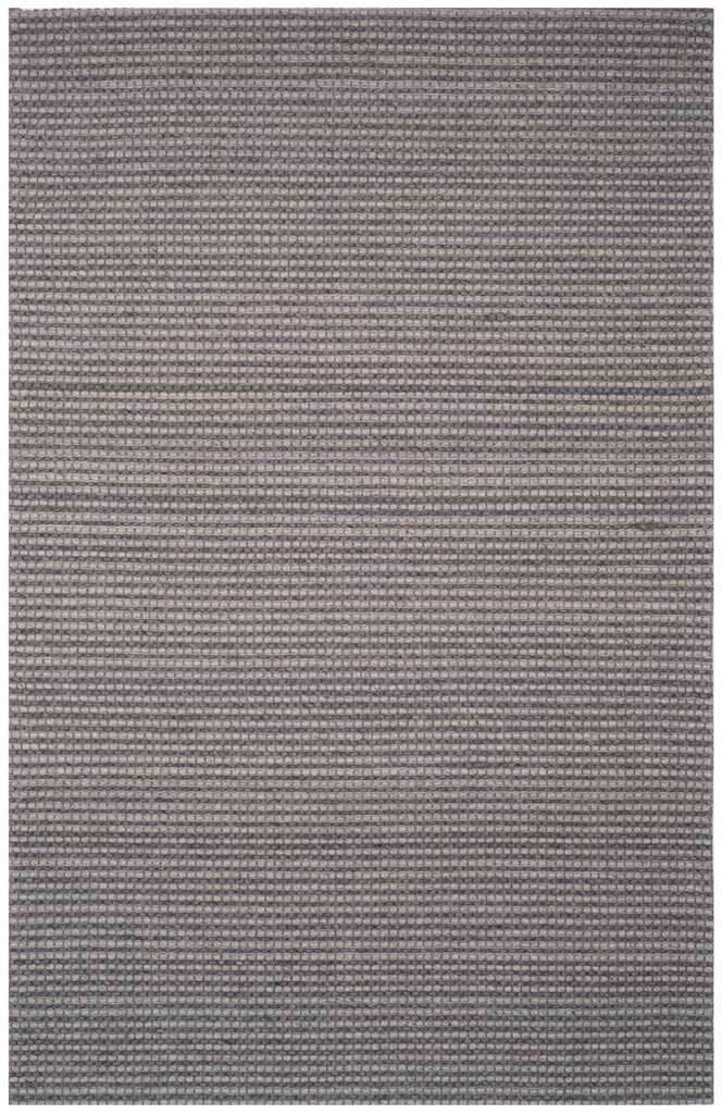 Charcoal and gray strands form a dense weave with subtle, rhythmic bands.