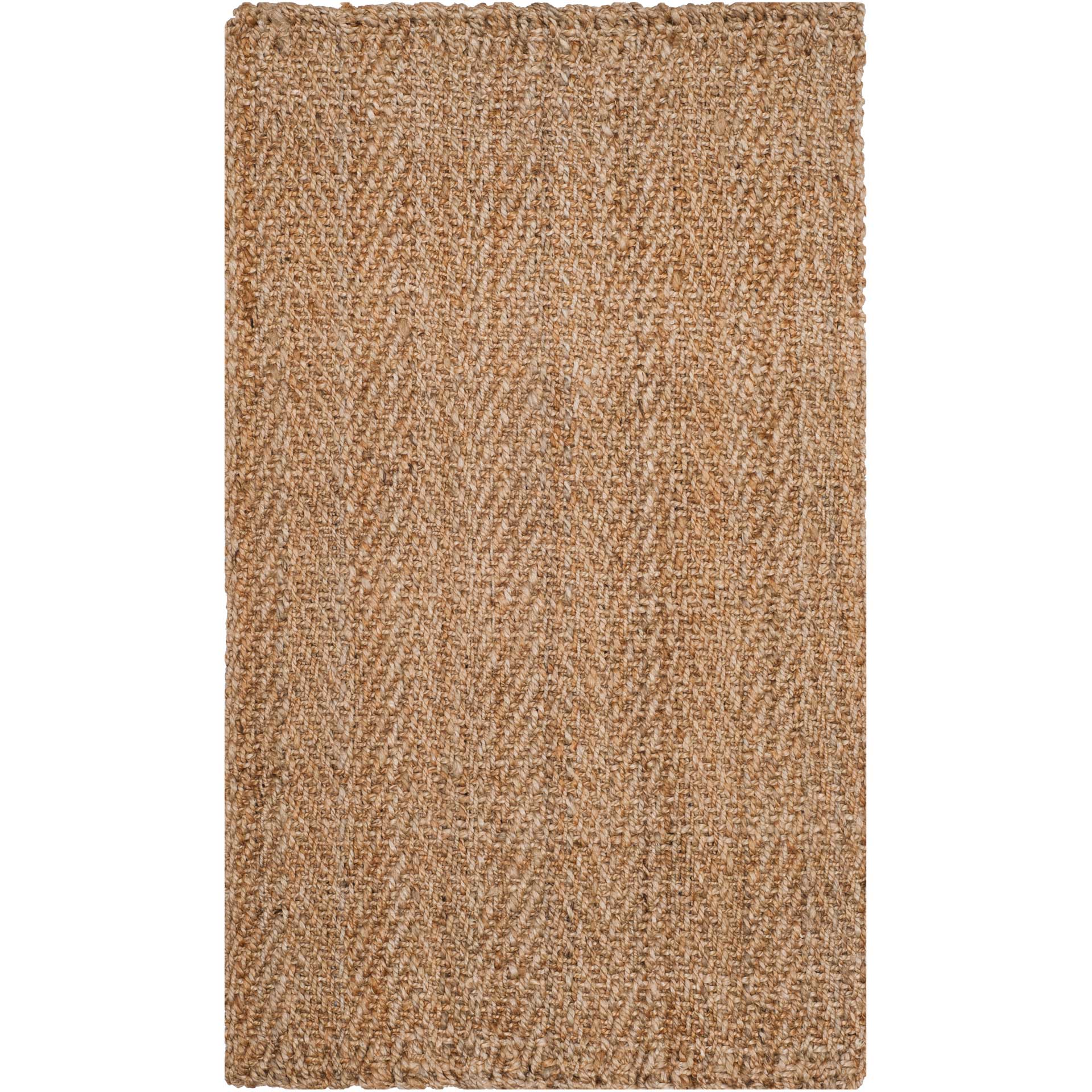 Natural Fiber Chevron Natural Area Rug - Froy.com