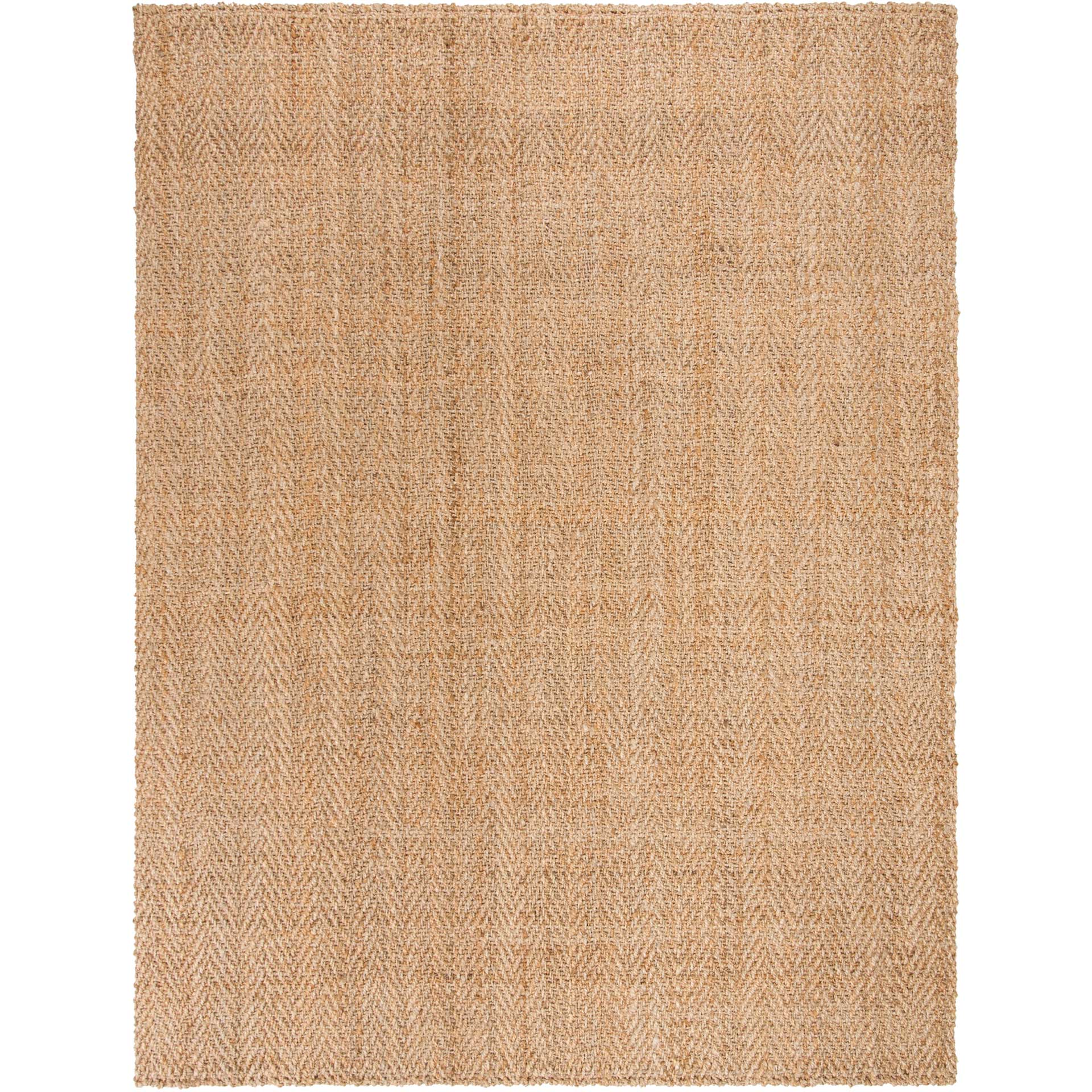 Natural Fiber Chevron Natural Area Rug - Froy.com