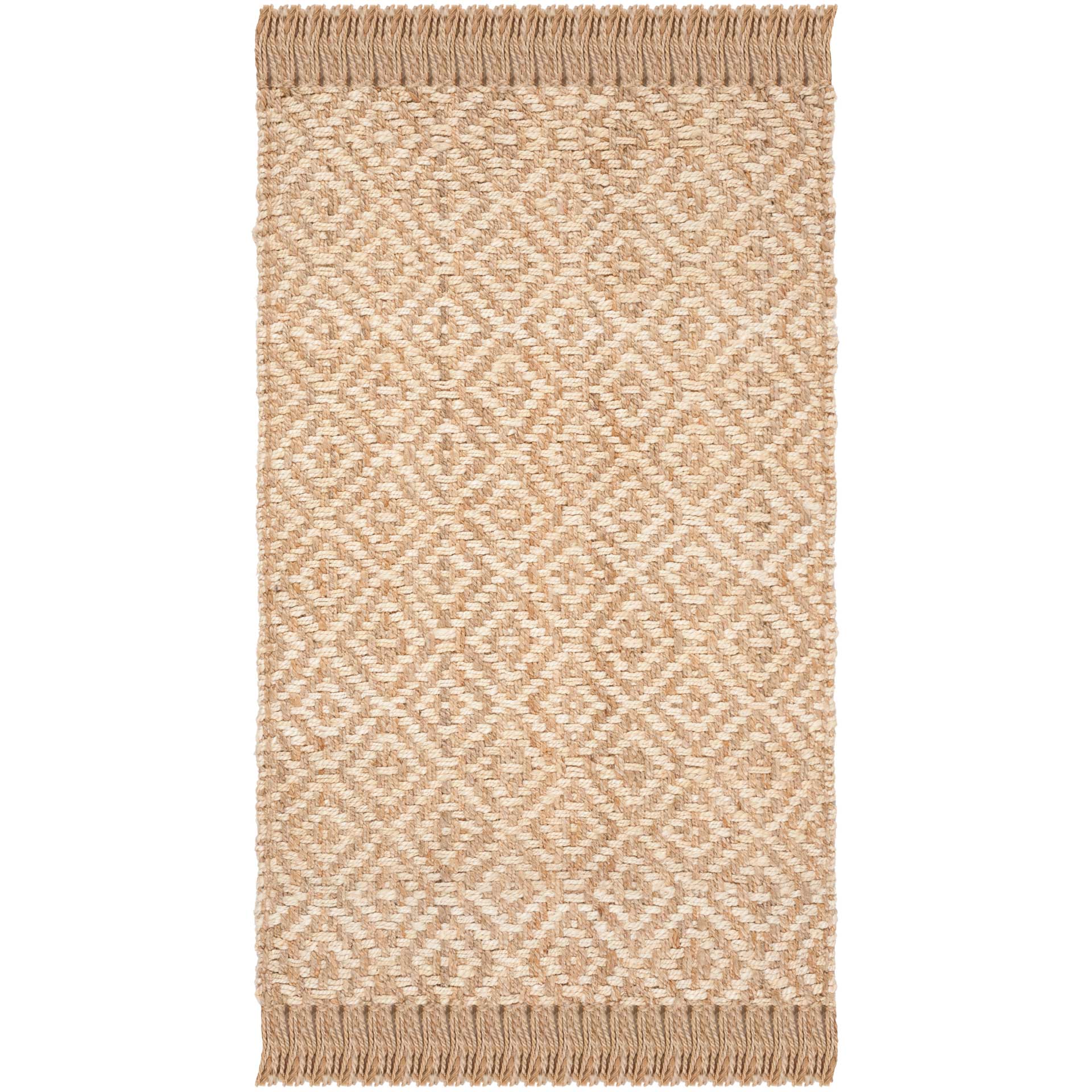 Natural Fiber Ivory/Natural Area Rug - Froy.com