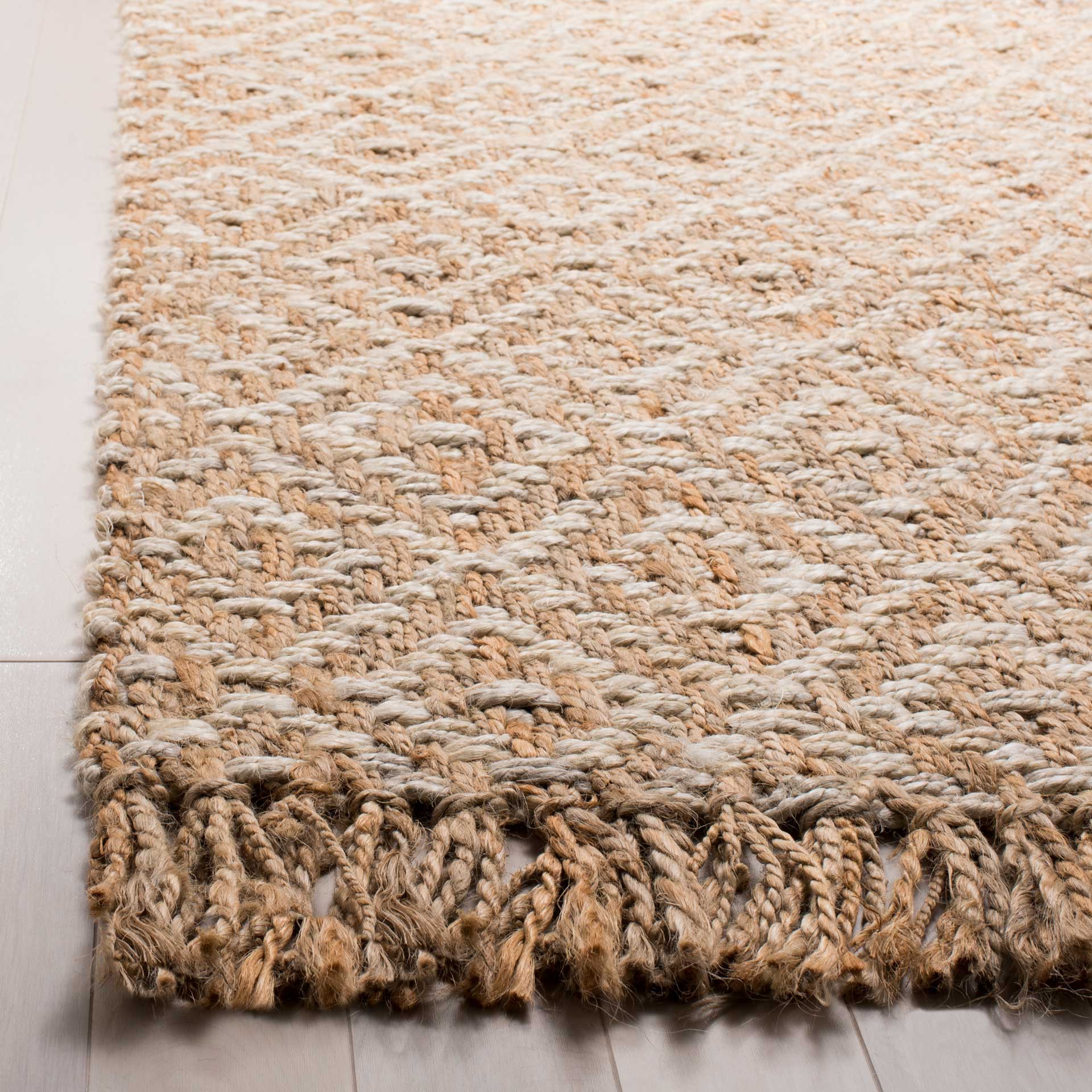 Natural Fiber Ivory/Natural Area Rug - Froy.com