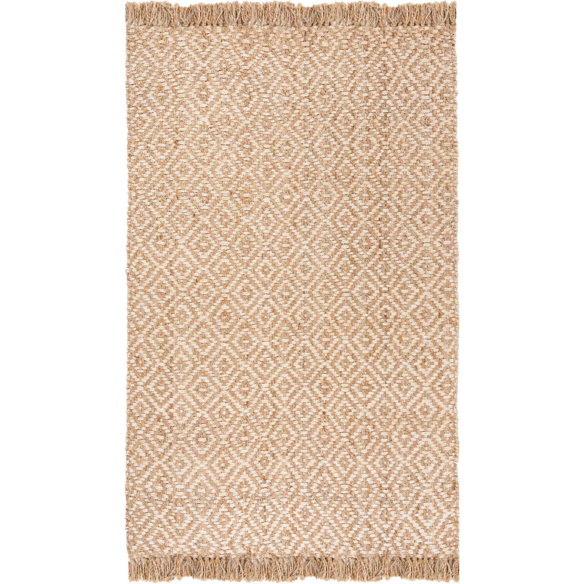 Natural Fiber Ivory/Natural Area Rug - Froy.com