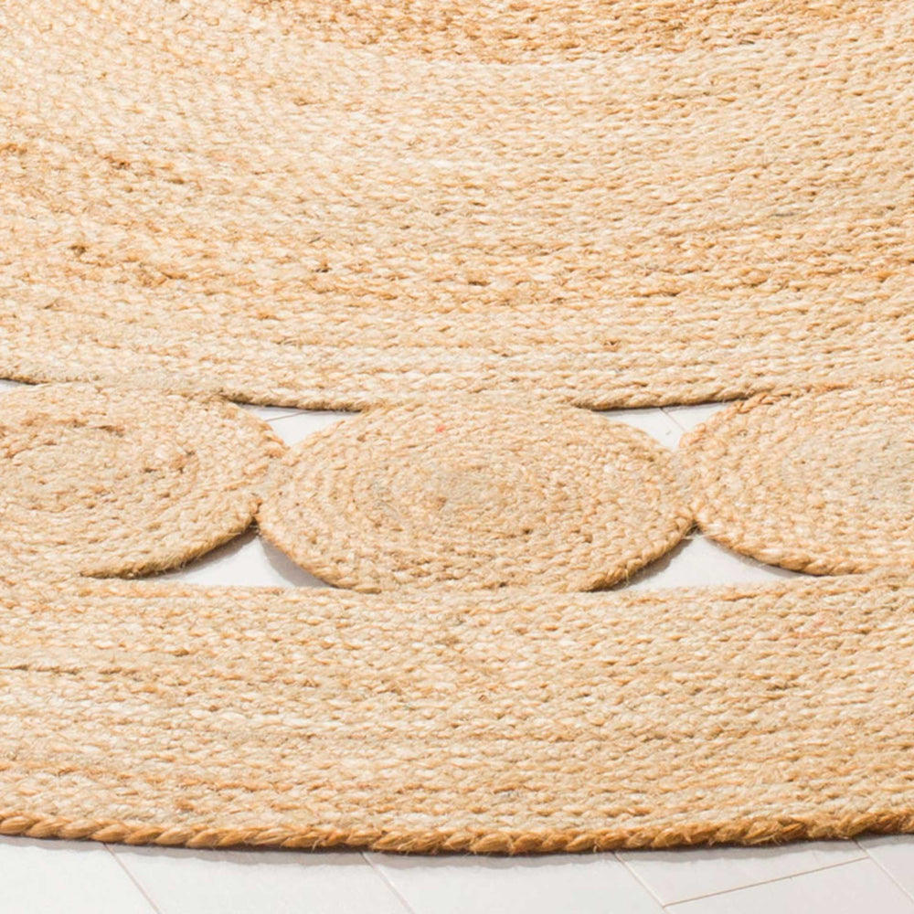 Natural Fiber Natural Round Rug - Froy.com