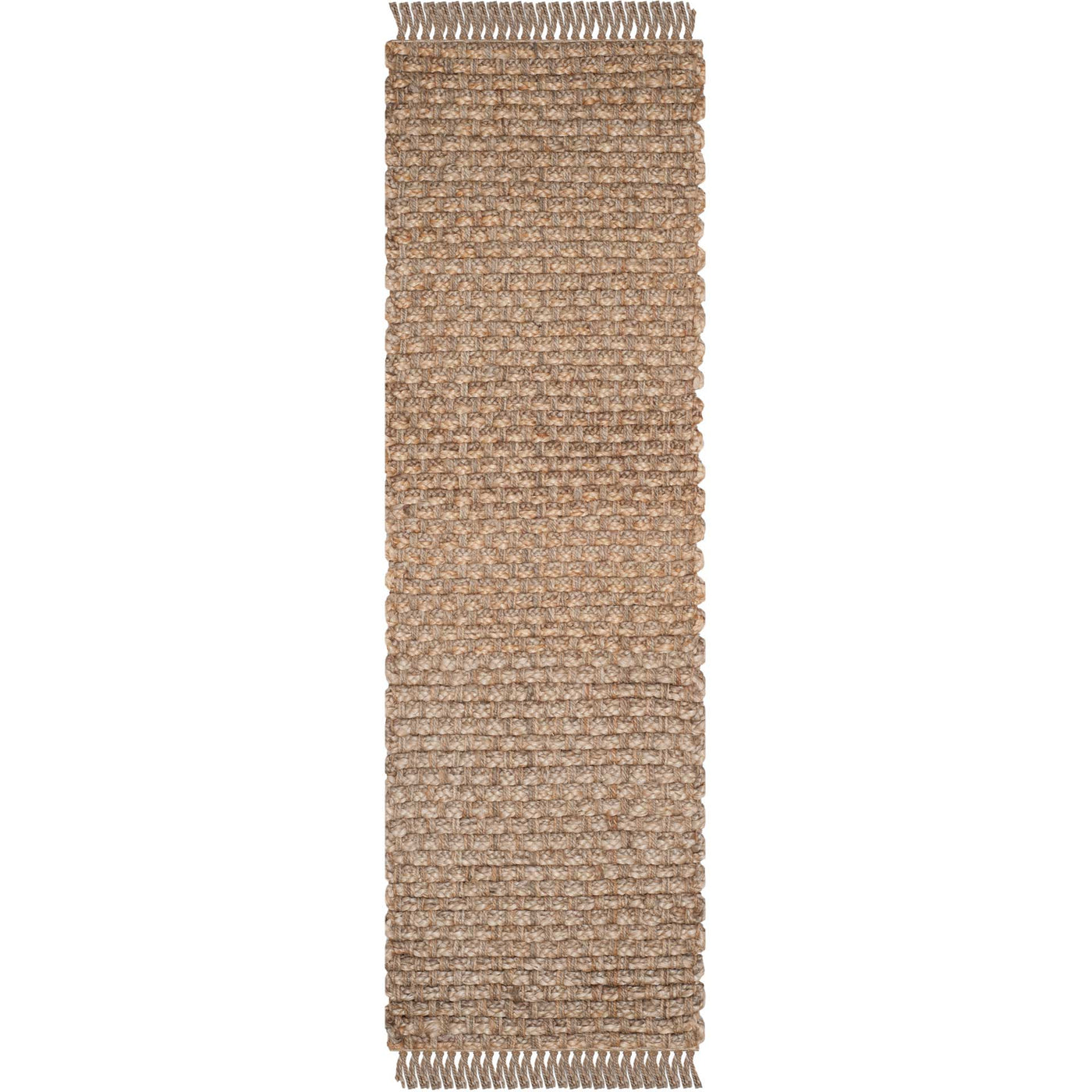 Natural Fiber Tassel Natural Runner Rug - Froy.com